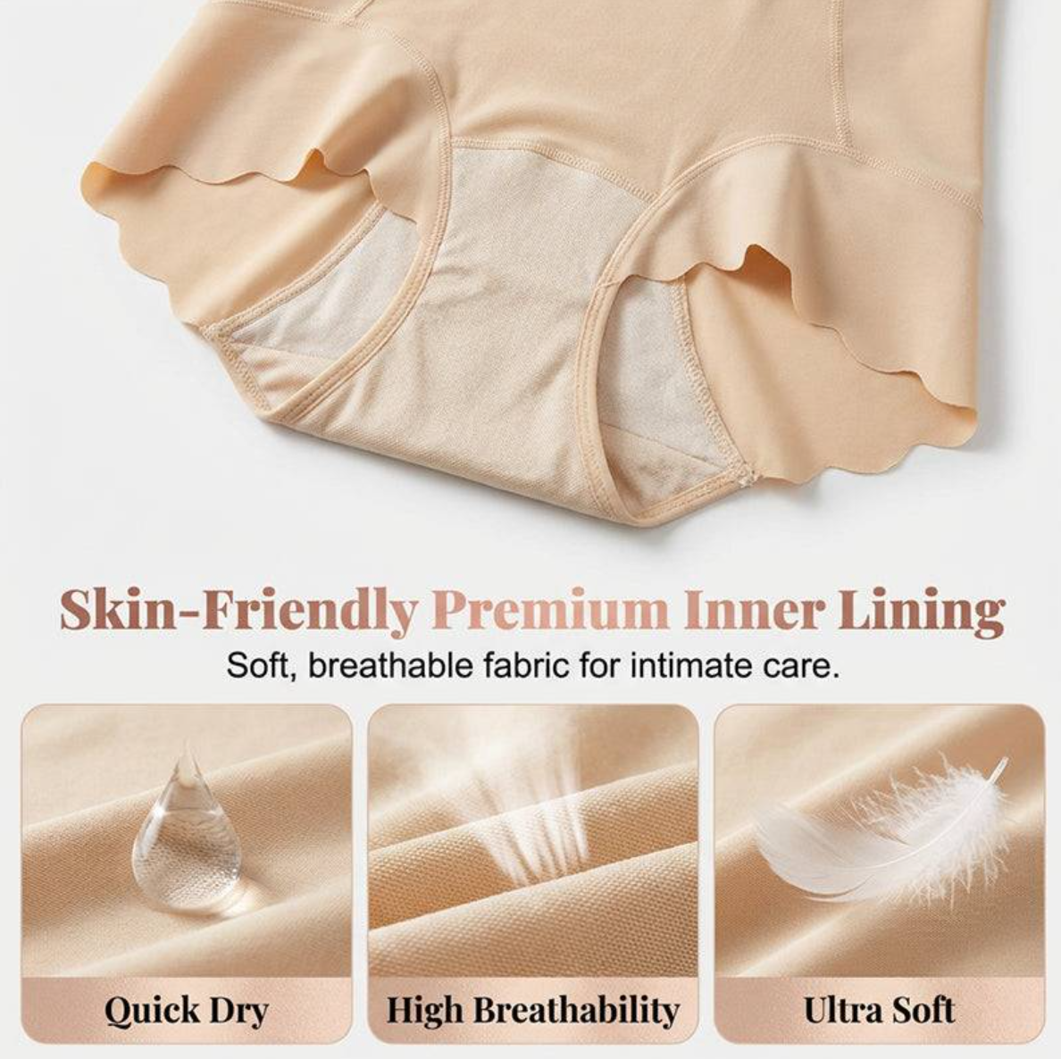 Women's High-Waist Tummy Control Shaping Underwear