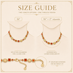 Baokang Sunset Glow Gemstone Necklace