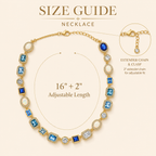 Baokang Multicolor Gemstone Necklace