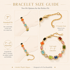 Bracciale con gemme Baokang Aurora