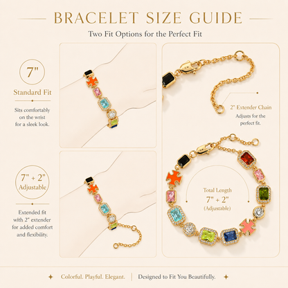 Baokang Aurora Gemstone Bracelet