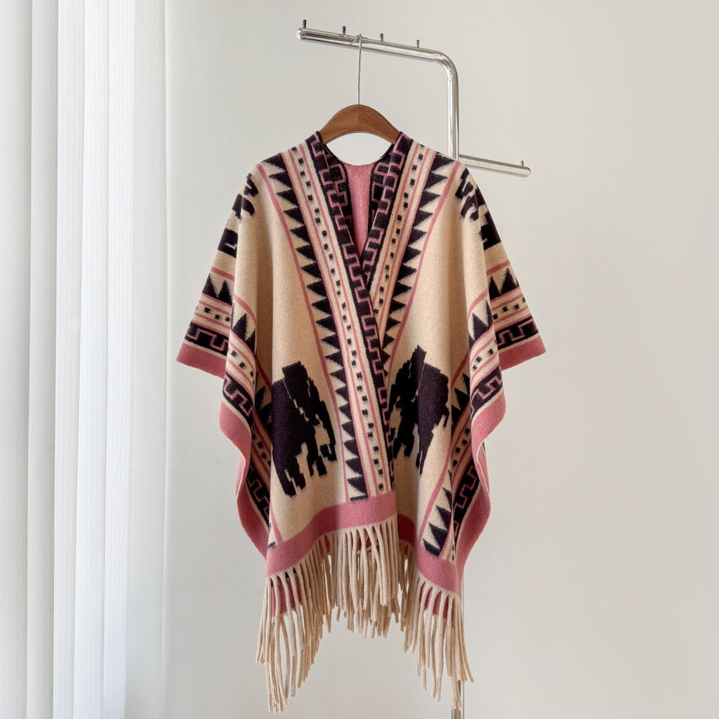Fascia avvolgente trasformabile 100% lana merino | Cardigan, scialle e sciarpa 3 in 1