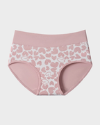 Culottes taille haute en coton doux à imprimé cœurs (lot de 6)
