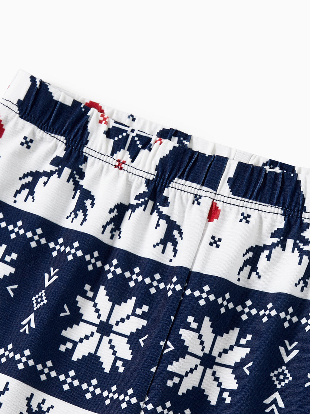 Family Matching Christmas Pajamas Reindeer Glow in the Dark Navy