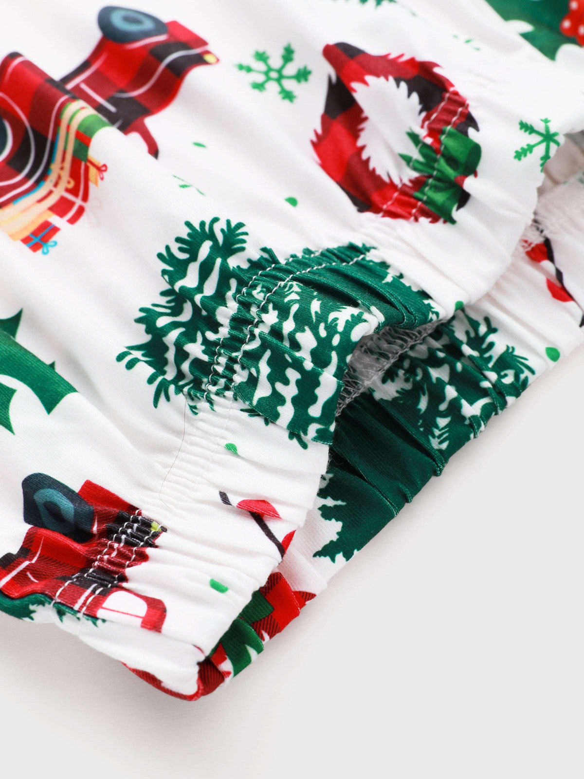 Matching Family Christmas Pajamas Christmas Tree & Car Print