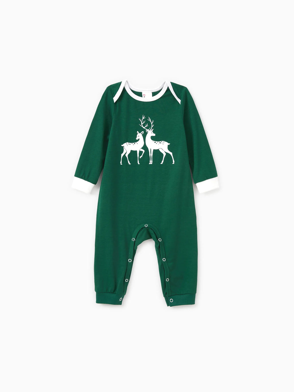 Christmas Family Matching Glow in the Dark Reindeer Tops Allover Pattern Pants Pajamas Sets with Christmas Socks