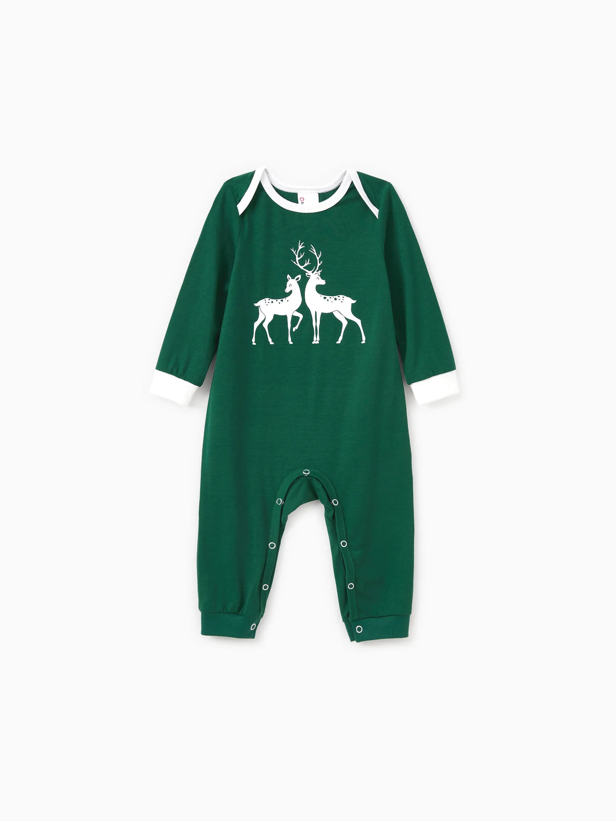 Christmas Family Matching Glow in the Dark Reindeer Tops Allover Pattern Pants Pajamas Sets with Christmas Socks