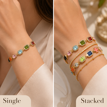 Baokang Aurora Gemstone Bracelet