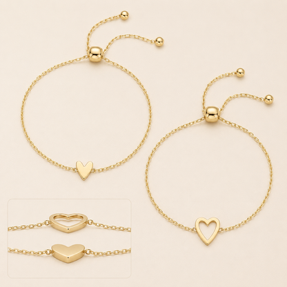 Matching Hearts Bracelet