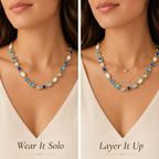 Baokang Multicolor Gemstone Necklace