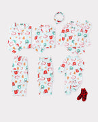 Family Matching Christmas Pajamas Mug Print Green