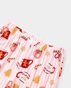 Family Matching Christmas Pajamas Mug Print Pink