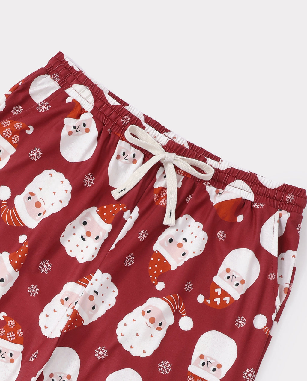 Family Matching Christmas Pajamas Dear Santa Print Red