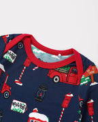 Matching Family Christmas Pajamas Christmas Village Print Bamboo