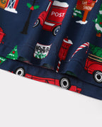 Matching Family Christmas Pajamas Christmas Village Print Bamboo