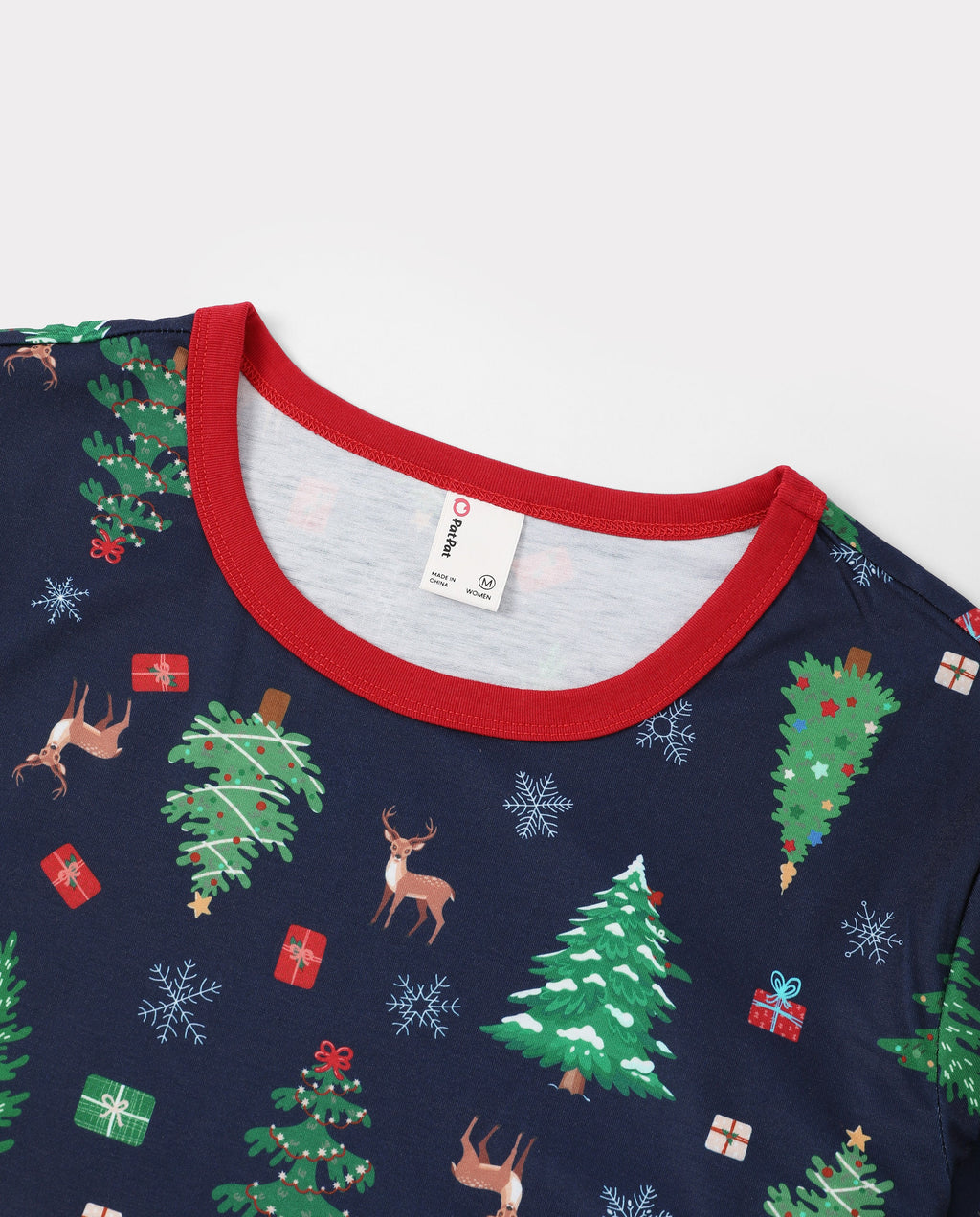 Matching Family Christmas Pajamas Christmas Tree Print Navy Holiday Pajamas