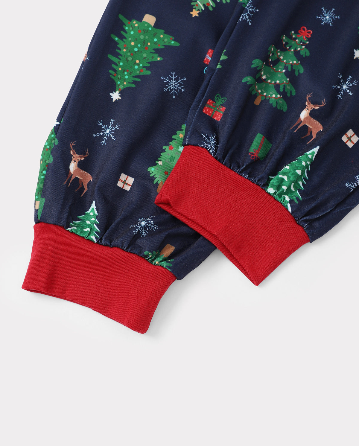 Matching Family Christmas Pajamas Christmas Tree Print Navy Holiday Pajamas