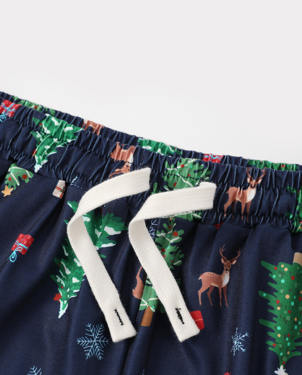 Matching Family Christmas Pajamas Christmas Tree Print Navy Holiday Pajamas