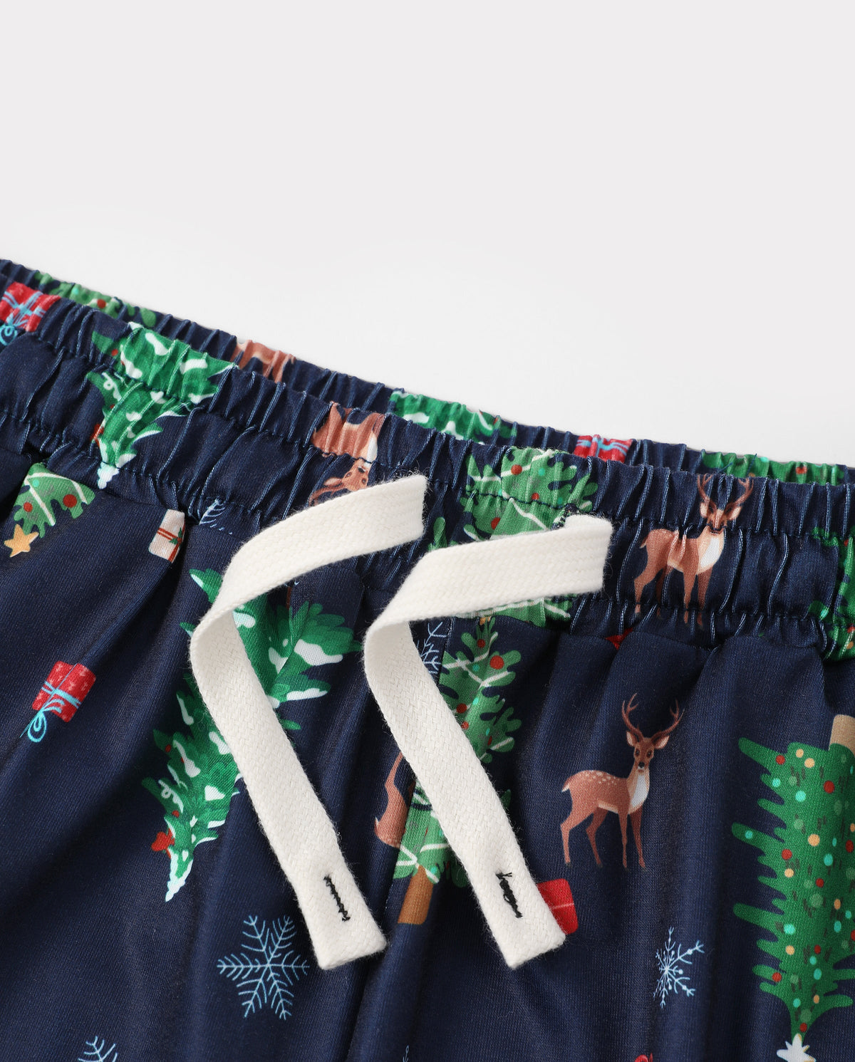 Matching Family Christmas Pajamas Christmas Tree Print Navy Holiday Pajamas