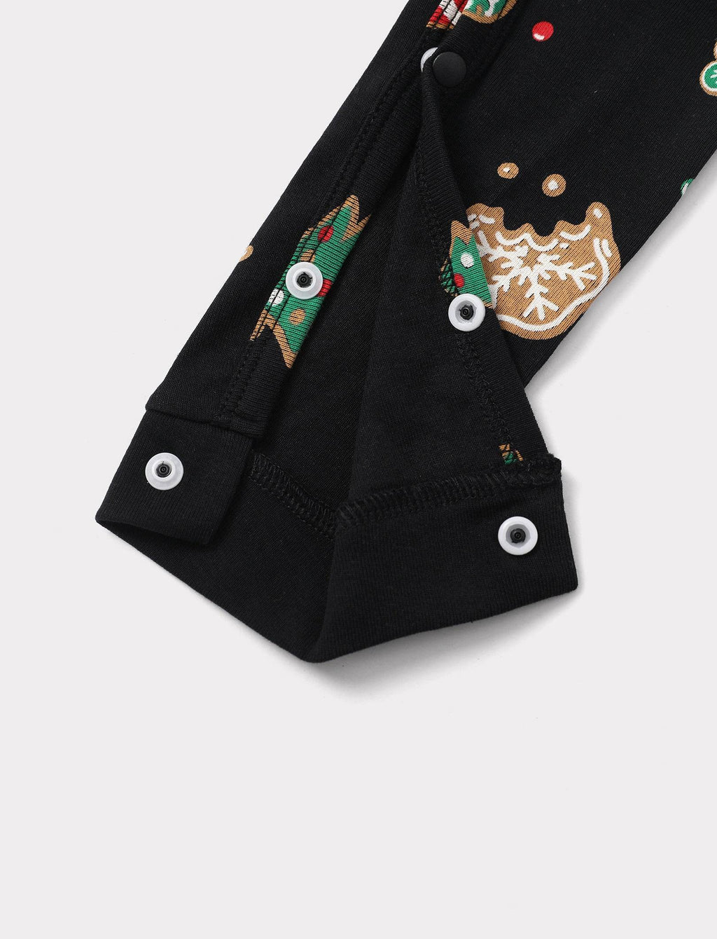 Matching Family Christmas Pajamas Christmas Tree Print Cotton Black