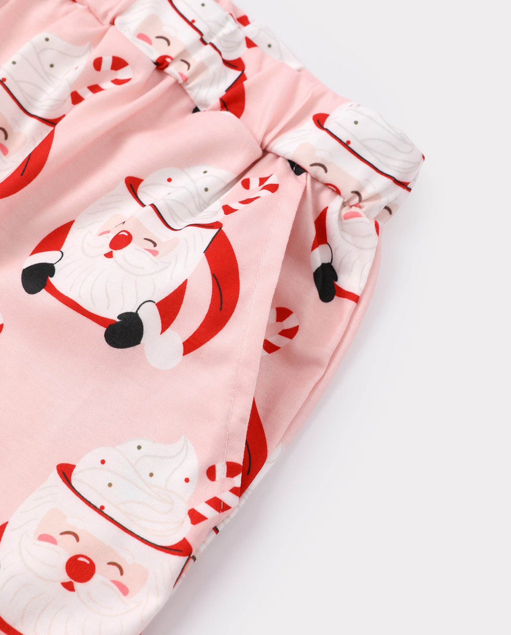 Matching Family Christmas Pajamas Mug & Santa Print Multicolor