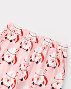 Matching Family Christmas Pajamas Mug & Santa Print Multicolor