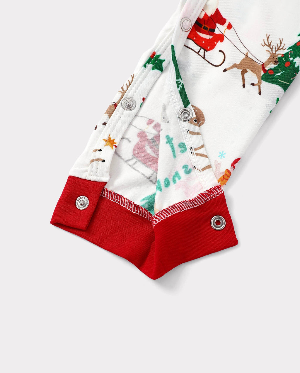 Family Matching Christmas Pajamas Collared Bamboo Xmas Tree Print