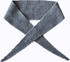 Hand-Knit 100% Wool Skinny Scarf | Soft Lightweight Neckerchief
