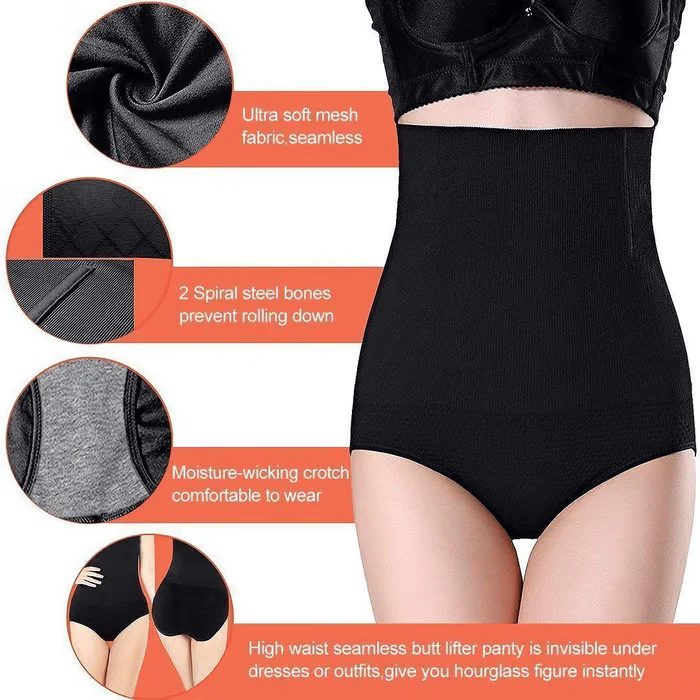 ⏰🎁Buy 1 Get 1 Free, Extra Buys Extra Free Gifts.High Waist Tummy Control Shapewear Panties