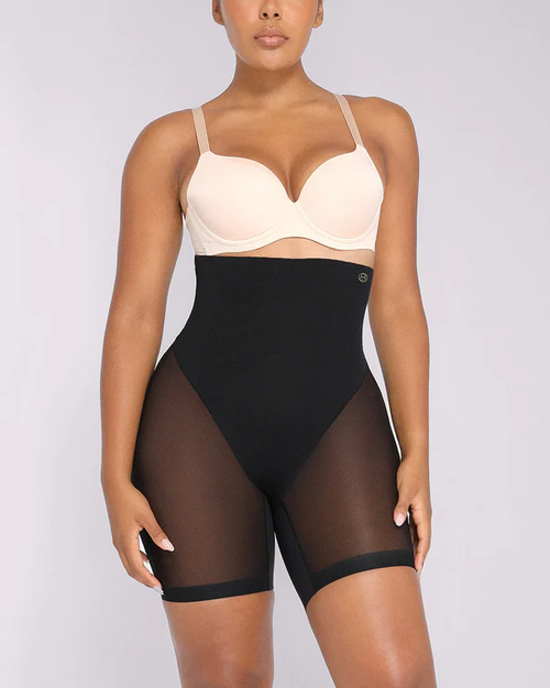 BOOT-YEAH™ MeshSmooth™ High-Waisted Mid Thigh Short
