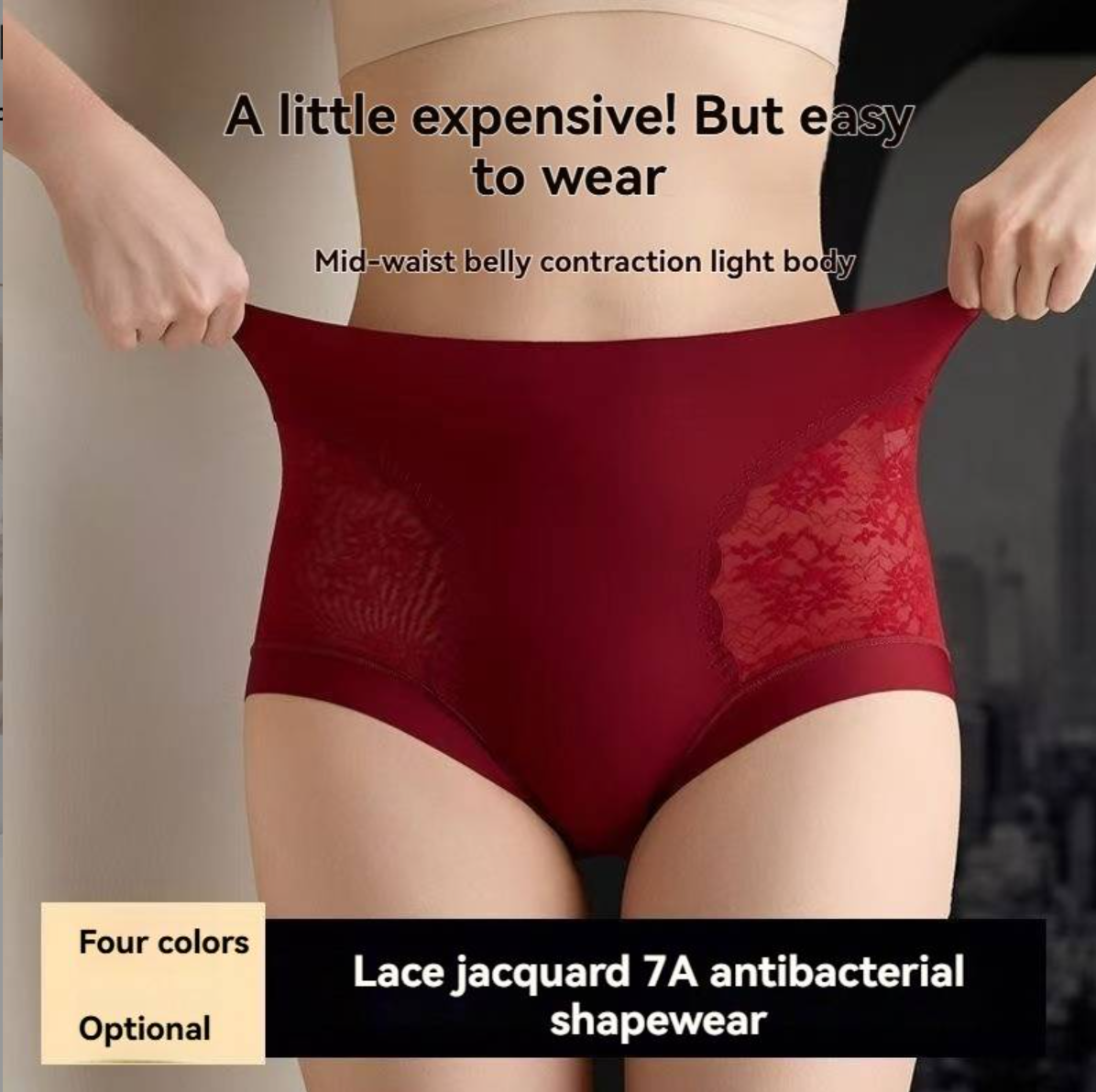 👉Women's high-elastic, seamless lace tummy control panties, shapewear and butt lifter underwear