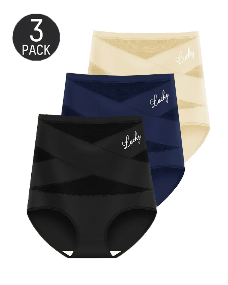 🔥🔥High Waisted Underwear Full Coverage Compression Briefs Panties All-Day Comfort
