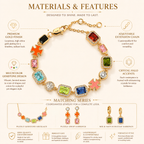 Bracciale con gemme Baokang Aurora