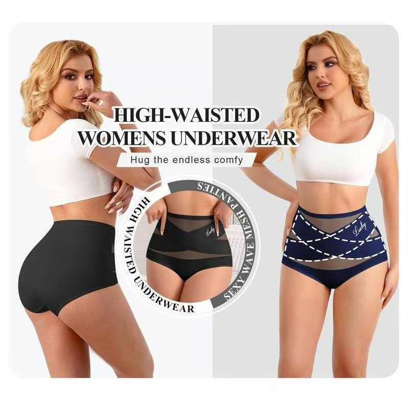 🔥🔥High Waisted Underwear Full Coverage Compression Briefs Panties All-Day Comfort