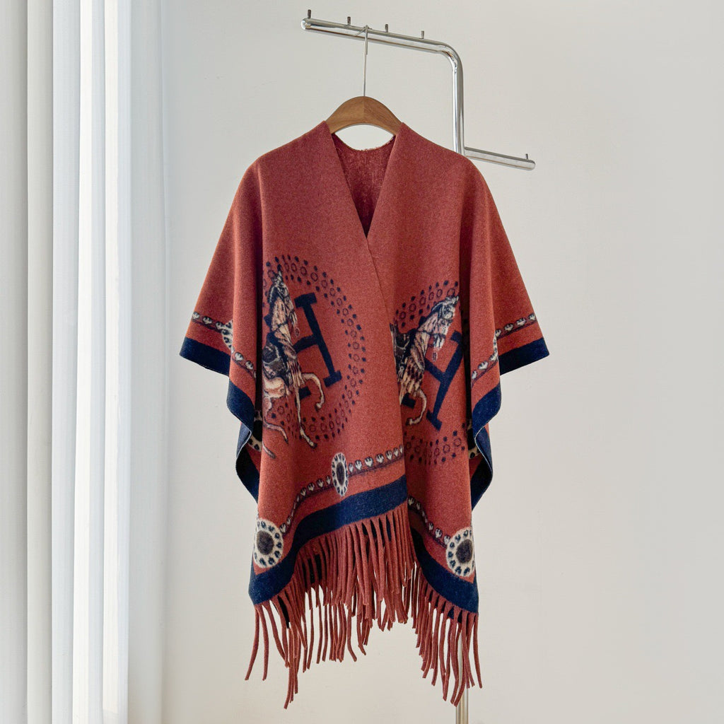 Fascia avvolgente trasformabile 100% lana merino | Cardigan, scialle e sciarpa 3 in 1
