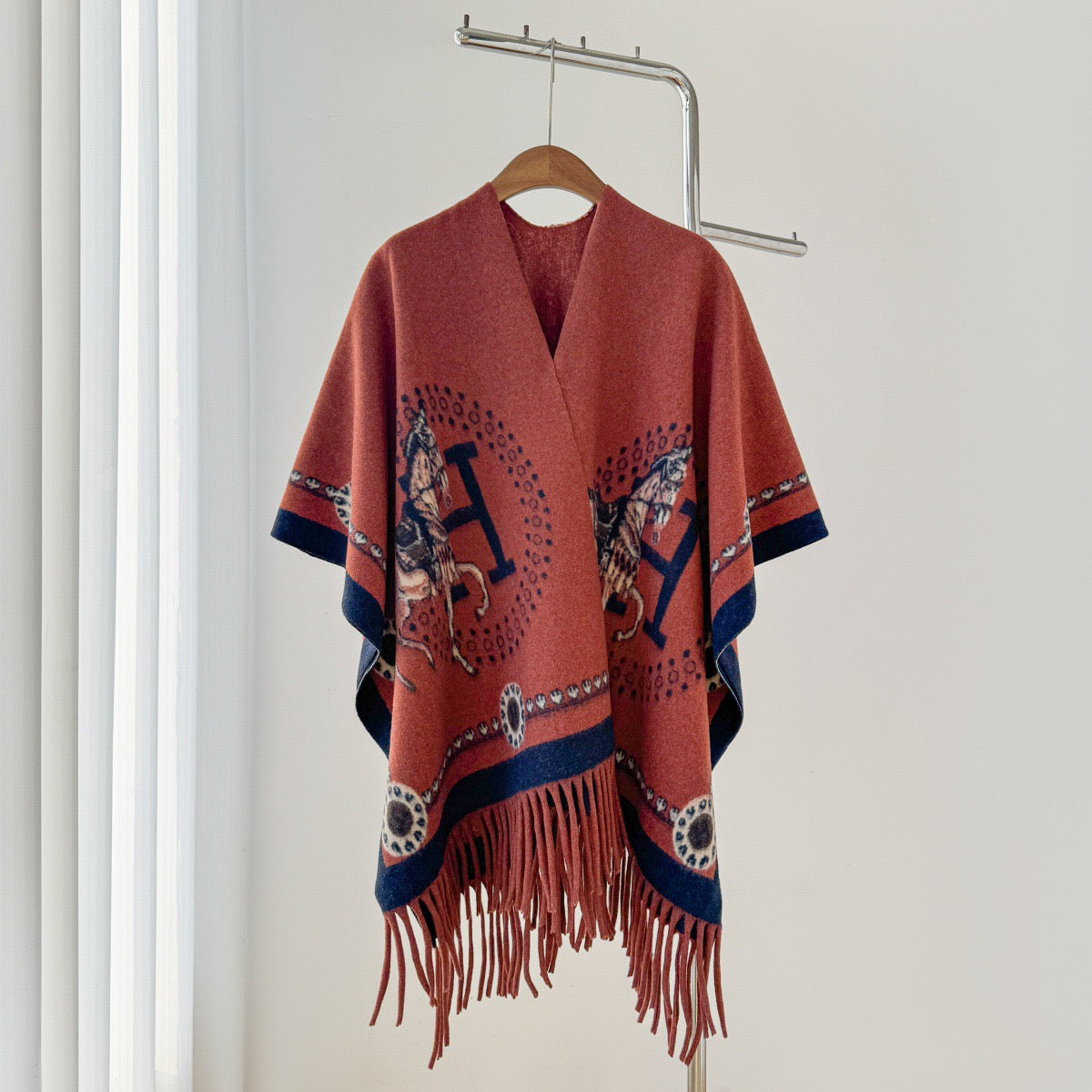 Fascia avvolgente trasformabile 100% lana merino | Cardigan, scialle e sciarpa 3 in 1