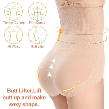 【⏰ Buy One Get One Free ⏰】2026 Model Plus-Size High-Waisted Tummy-Control Shapewear Panties