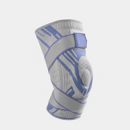 🔥 50% OFF | Unisex Knitted Knee Brace with Spring Stabilizers & Dual Straps – Compression Support for Knee Pain Relief and Injury Recovery