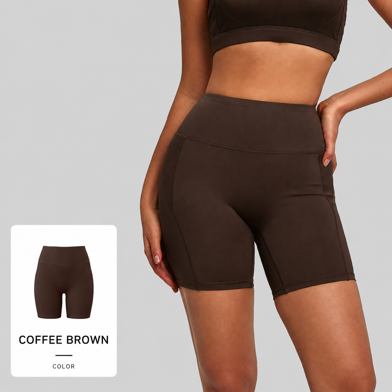 High Waisted Butt Lifting Yoga Shorts for Women | Naked Feel Tummy Control Running & Workout Shorts