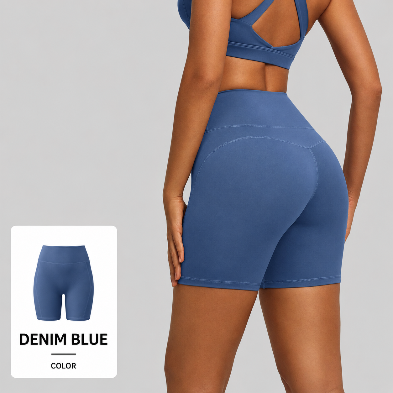 High Waisted Butt Lifting Yoga Shorts for Women | Naked Feel Tummy Control Running & Workout Shorts