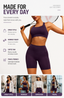 High Waisted Butt Lifting Yoga Shorts for Women | Naked Feel Tummy Control Running & Workout Shorts