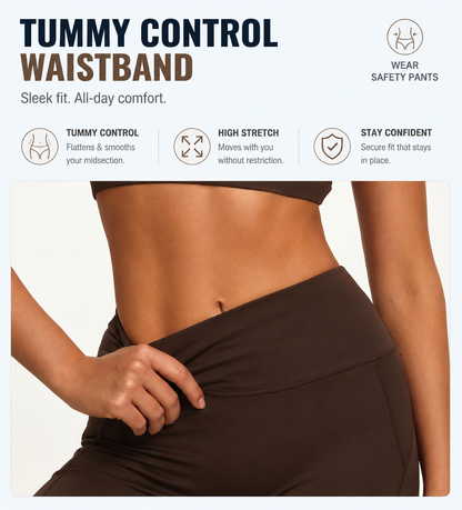High Waisted Butt Lifting Yoga Shorts for Women | Naked Feel Tummy Control Running & Workout Shorts