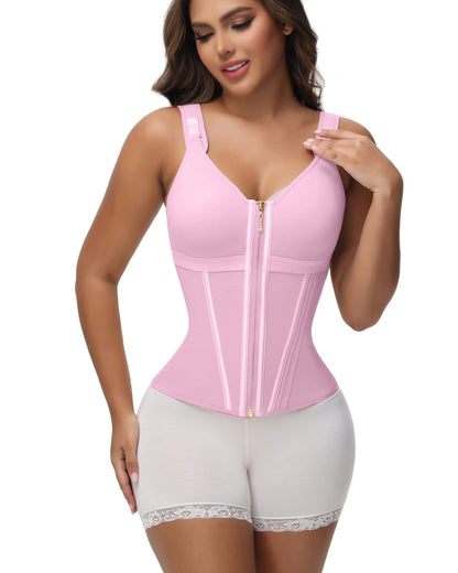 【⏰New product limited-time discount⏰】Waist Shapewear Bodysuit with Built-In Bra | Tummy Control Body Shaper with Adjustable Straps