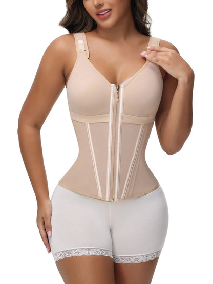 【⏰New product limited-time discount⏰】Waist Shapewear Bodysuit with Built-In Bra | Tummy Control Body Shaper with Adjustable Straps