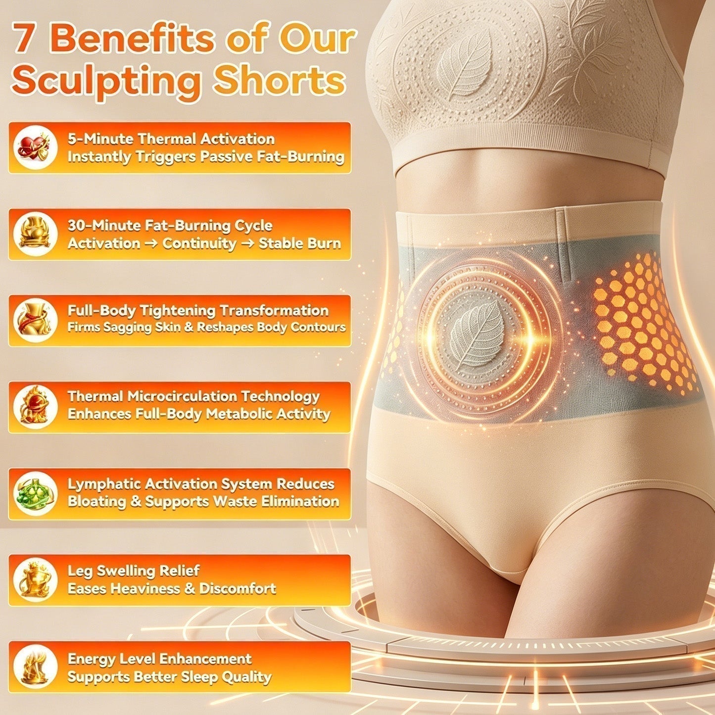 【🛒Summer Sale🛒】2026 4-in-1 Sculpting & Fat-Burning Microfiber Waist Trainer