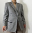 Classic Gray Structured Blazer – Minimalist Workwear Jacket for Women