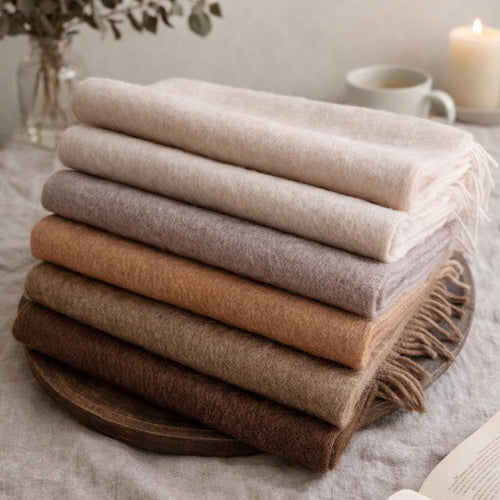 100% Pure Wool Scarf – Soft & Lightweight Winter Wrap