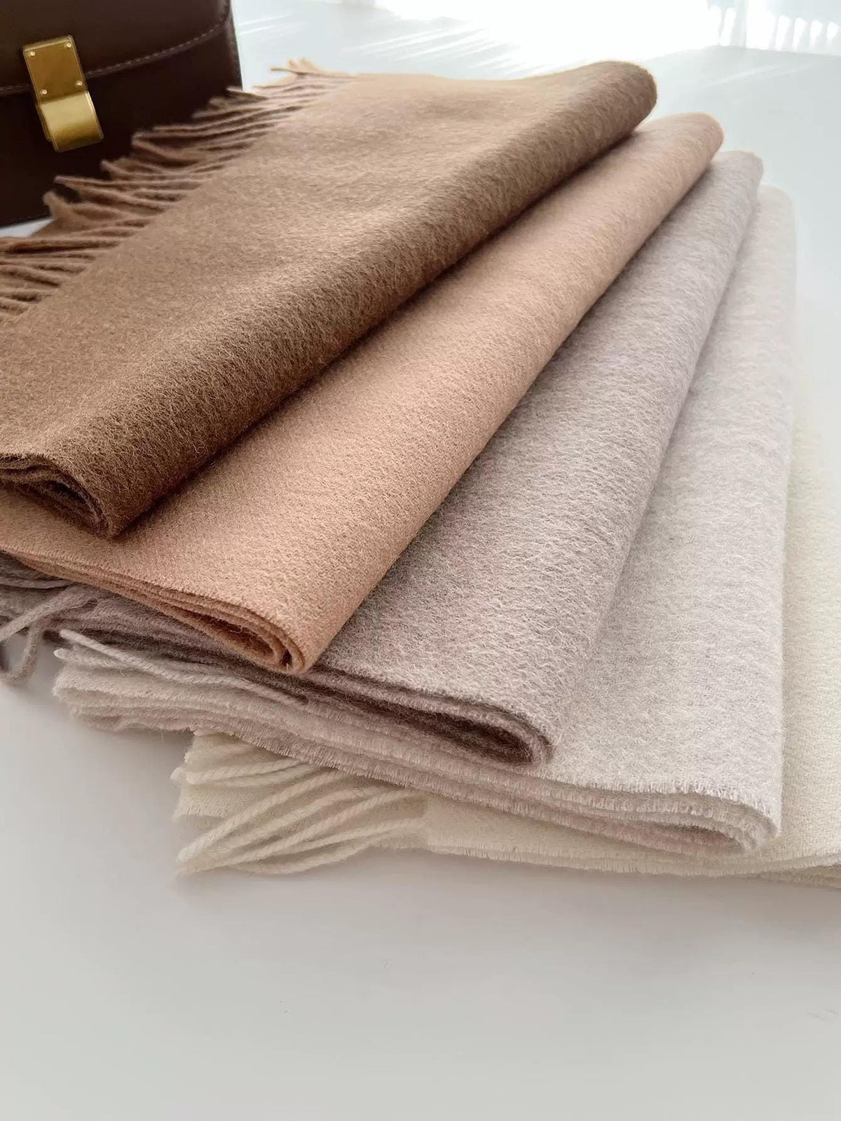 100% Pure Wool Scarf – Soft & Lightweight Winter Wrap