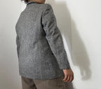 Classic Gray Structured Blazer – Minimalist Workwear Jacket for Women