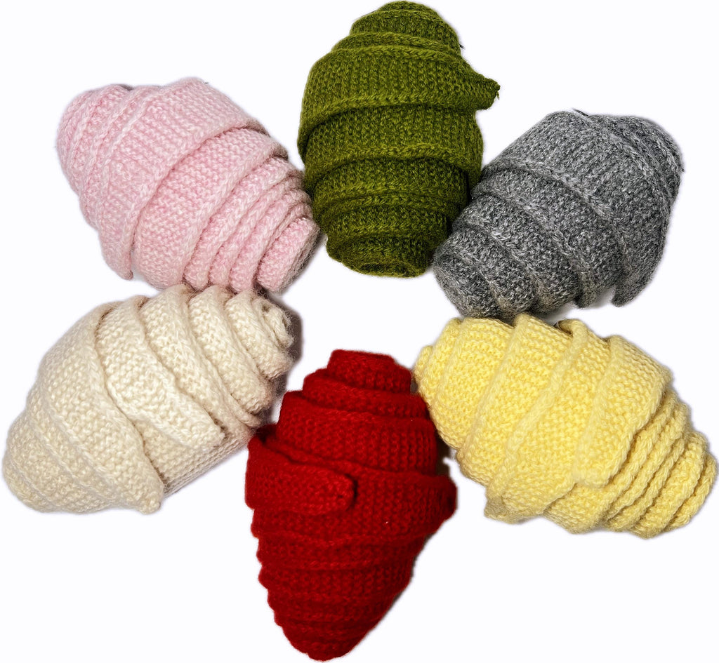Hand-Knit 100% Wool Skinny Scarf | Soft Lightweight Neckerchief